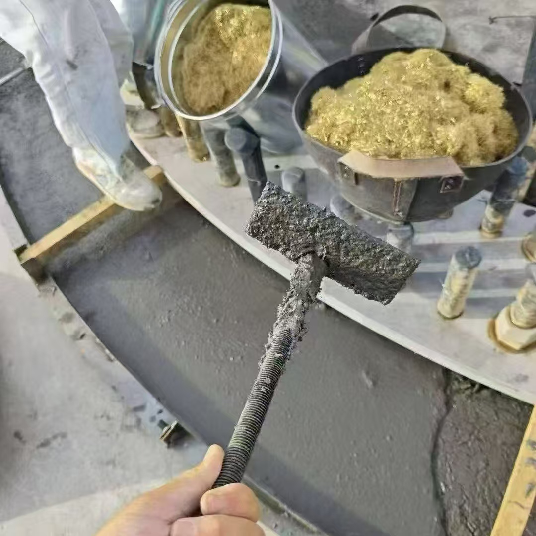 天桥C120钢纤维高强无收灌浆料 轧机压缩机汽轮机发电机锻压设备底座灌浆材料